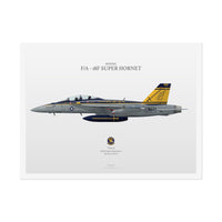 F/A-18F Super Hornet - Rolled Poster