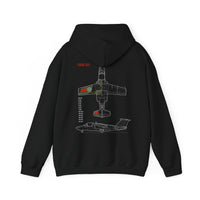 Saab 105 - Hoodie printed on back