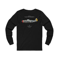 P-47D Thunderbolt - Long-Sleeve T-shirt printed on back