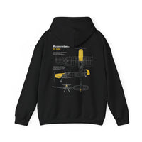 Messerschmitt 109 - Hoodie printed on back