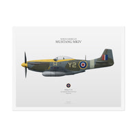 Mustang MKIV - Rolled Poster