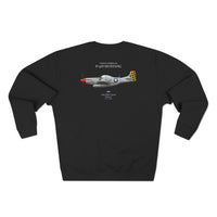 P-51D Mustang 'Shimmy V' - Sweat shirt printed on back