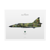 Saab JA37 Viggen - Rolled Poster