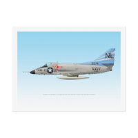 A-4 Skyhawk - Rolled Poster