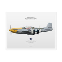 P-51D Mustang - Rolled Poster
