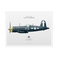 F4U-ID Corsair - Rolled Poster