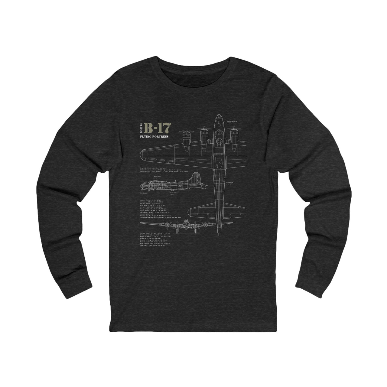 B-17 Flying Fortress - Long Sleeve Tee