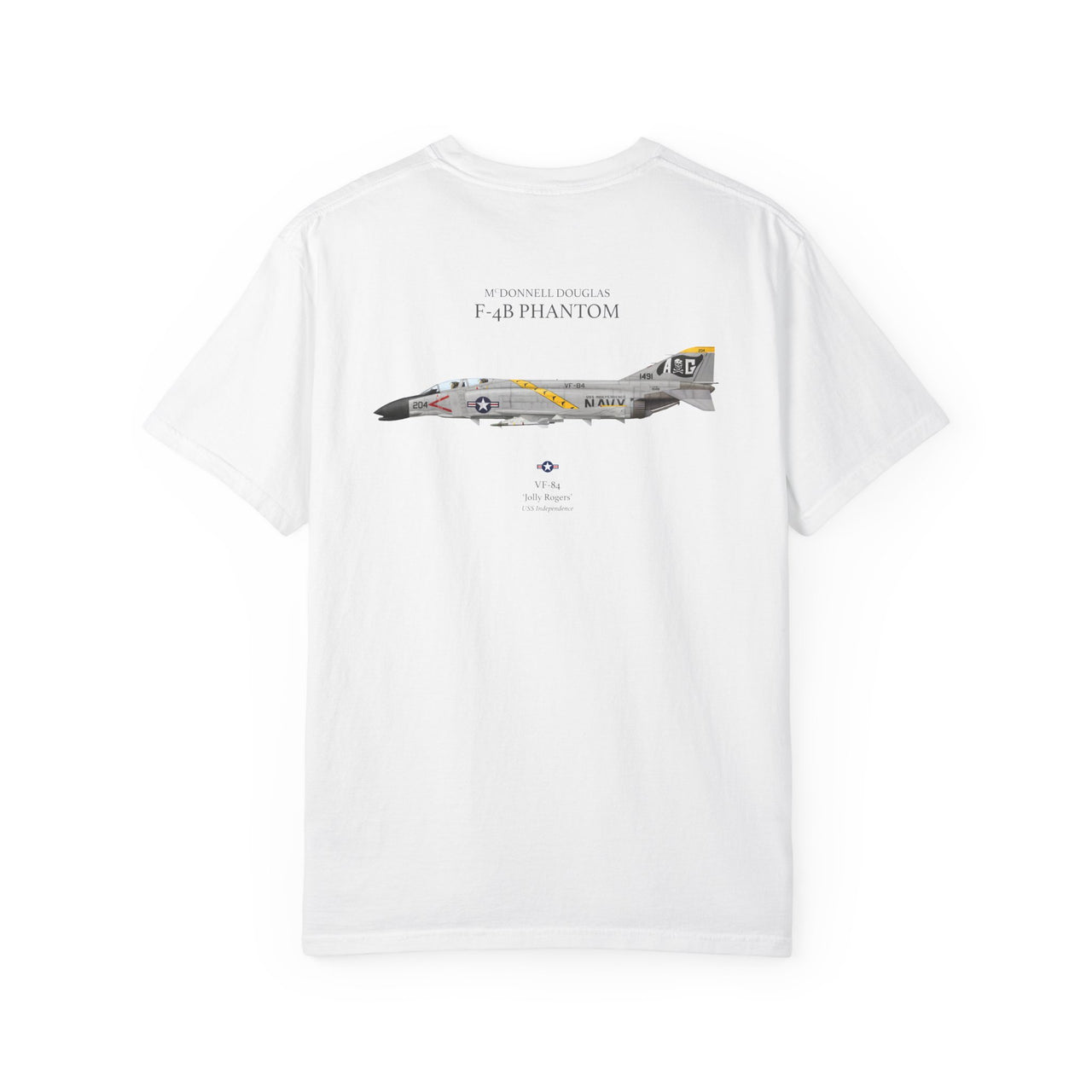 F-4B Phantom 'Jolly Rogers' - T-shirt printed on back