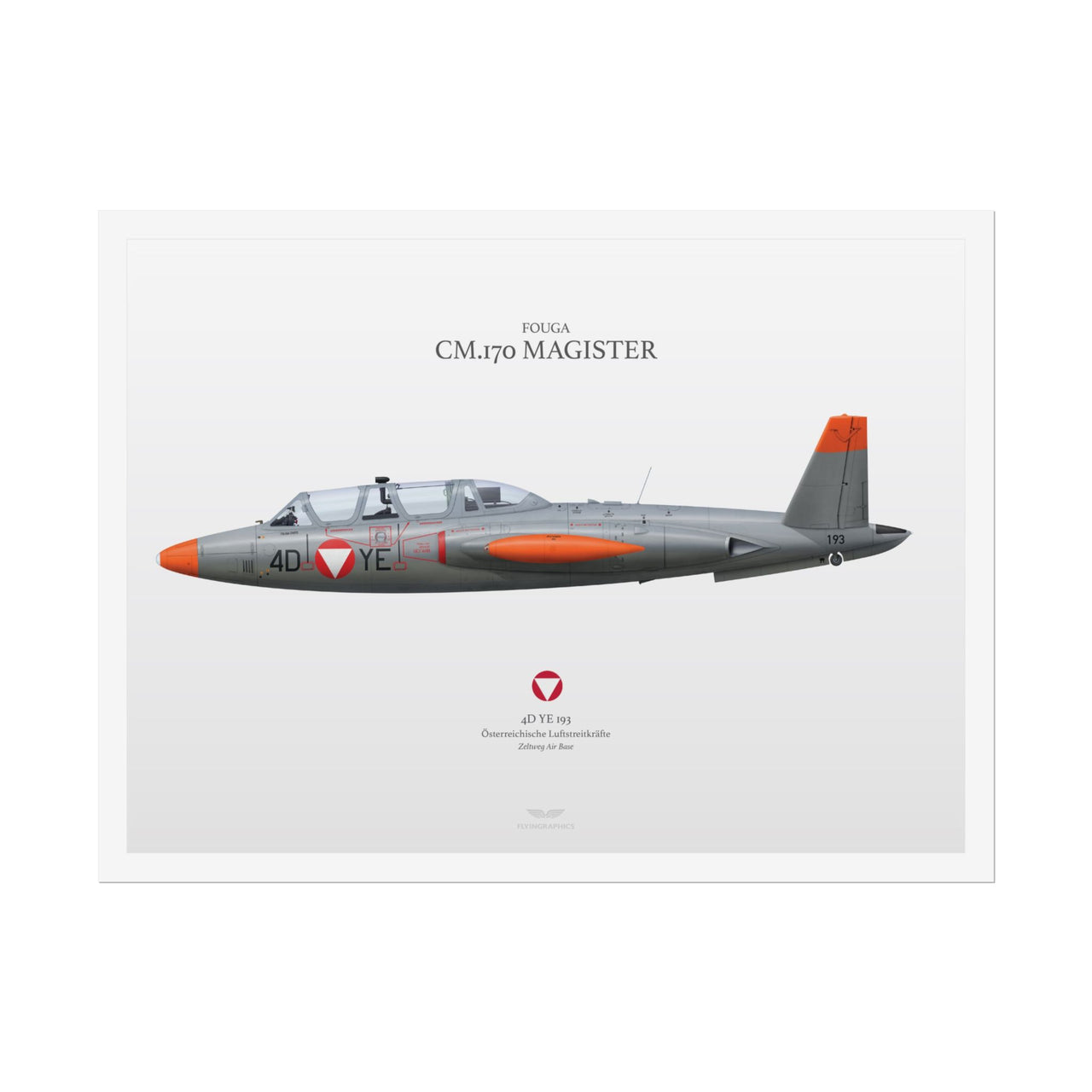 CM.170 Magister -  Rolled Poster