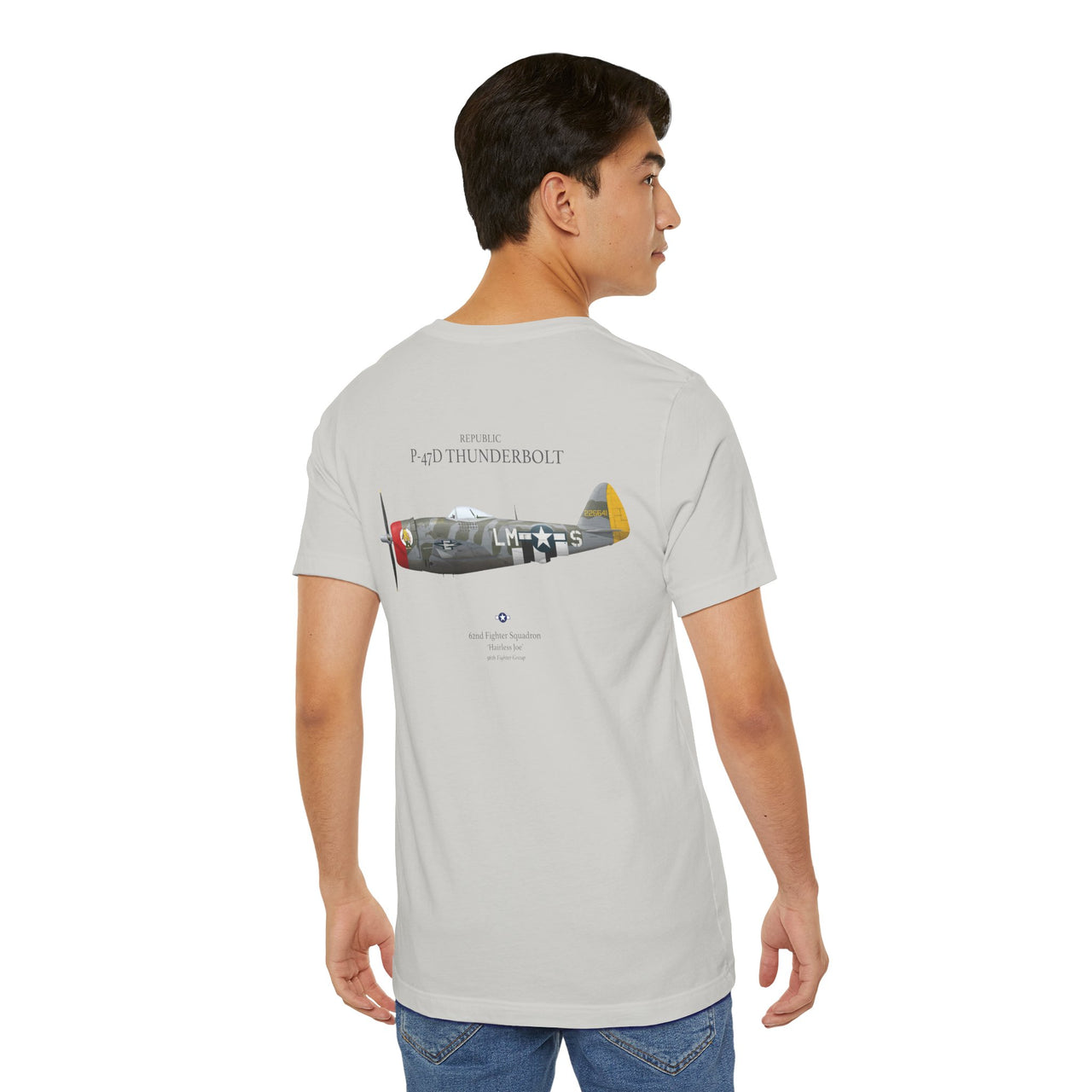 P-47D Thunderbolt - T-shirt printed on back