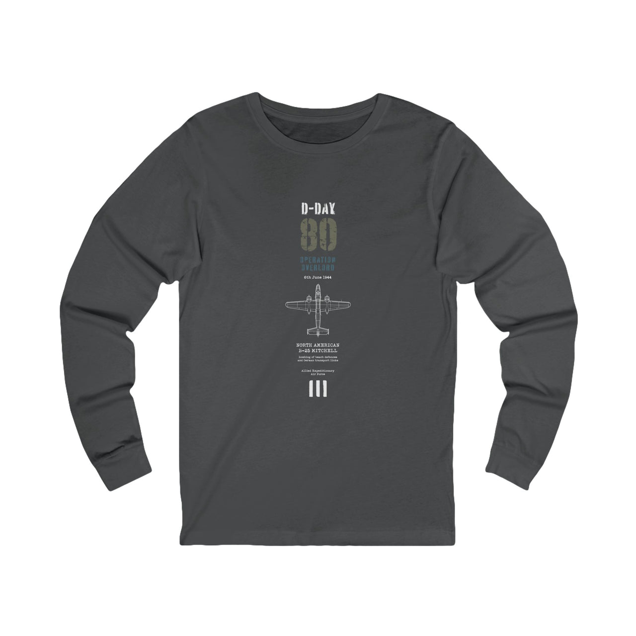 D-Day B-25 Mitchell - Long Sleeve Tee