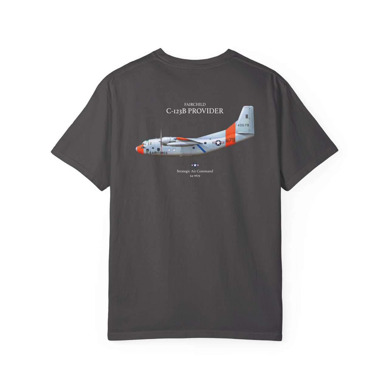 C-123B Provider - T-shirt printed on back