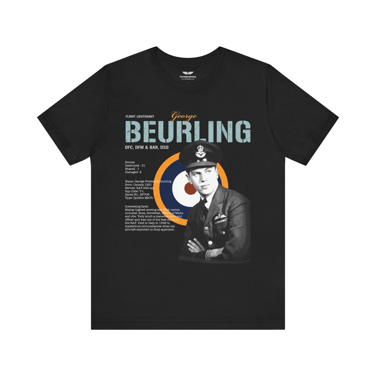 George Beurling - T-shirt