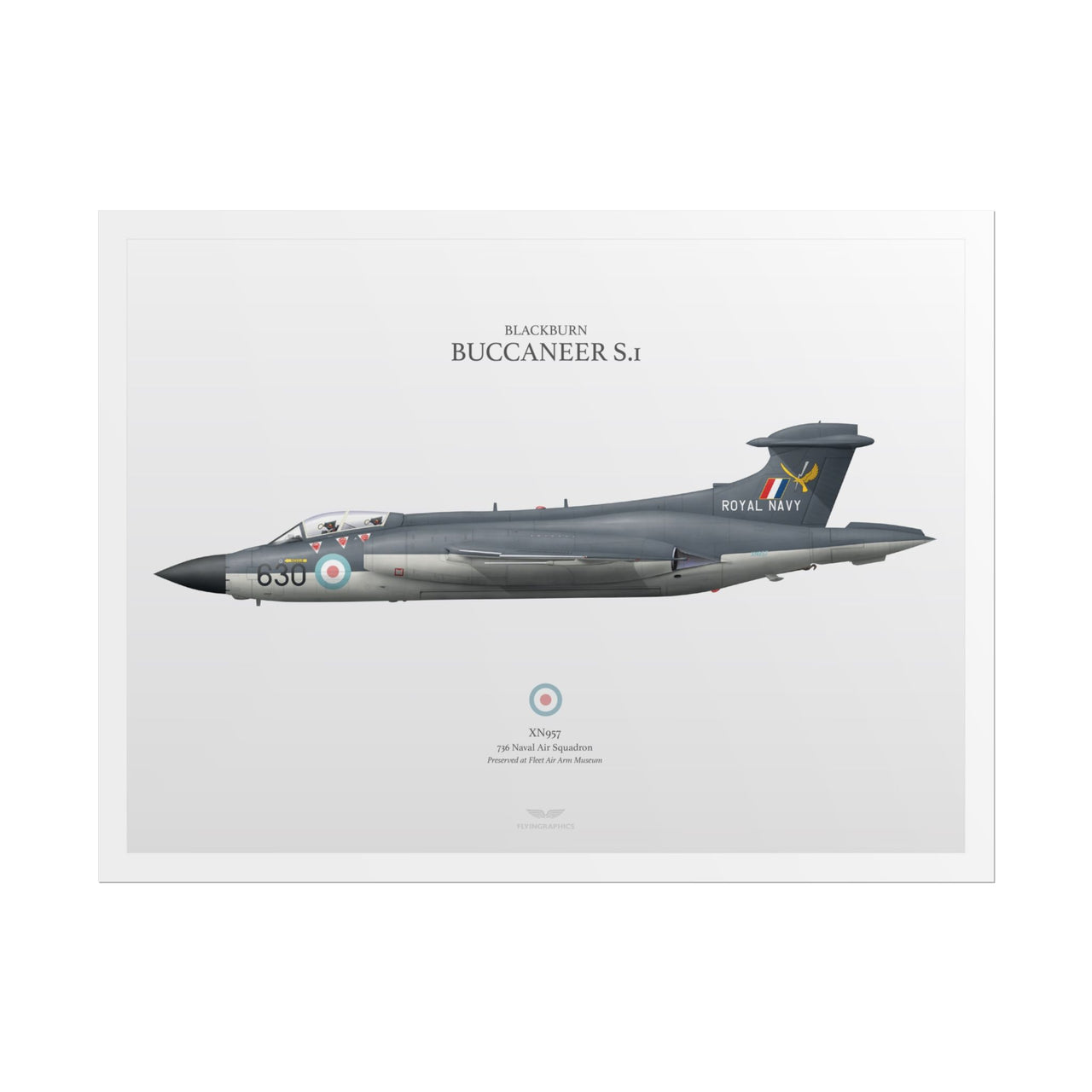 Blackburn Buccaneer S.1 -  Rolled Poster