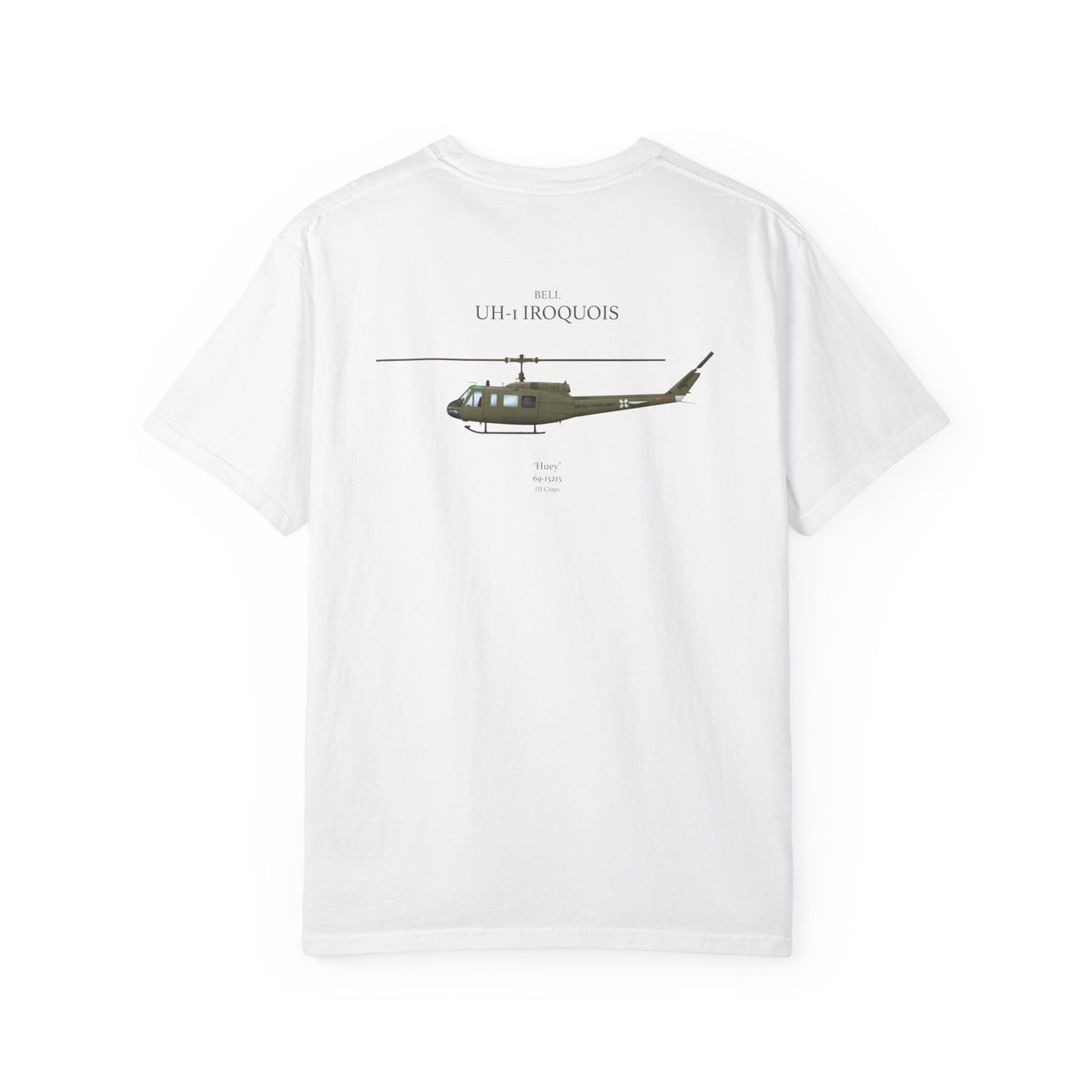 UH-1 Iroquois 'Huey' - T-shirt printed on back