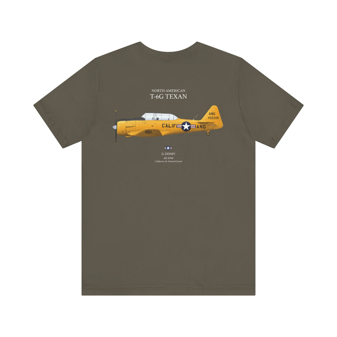 T-6G Texan - T-shirt printed on back
