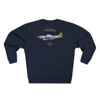 Thumbnail for P-51D Mustang 'Shimmy V' - Sweat shirt printed on back