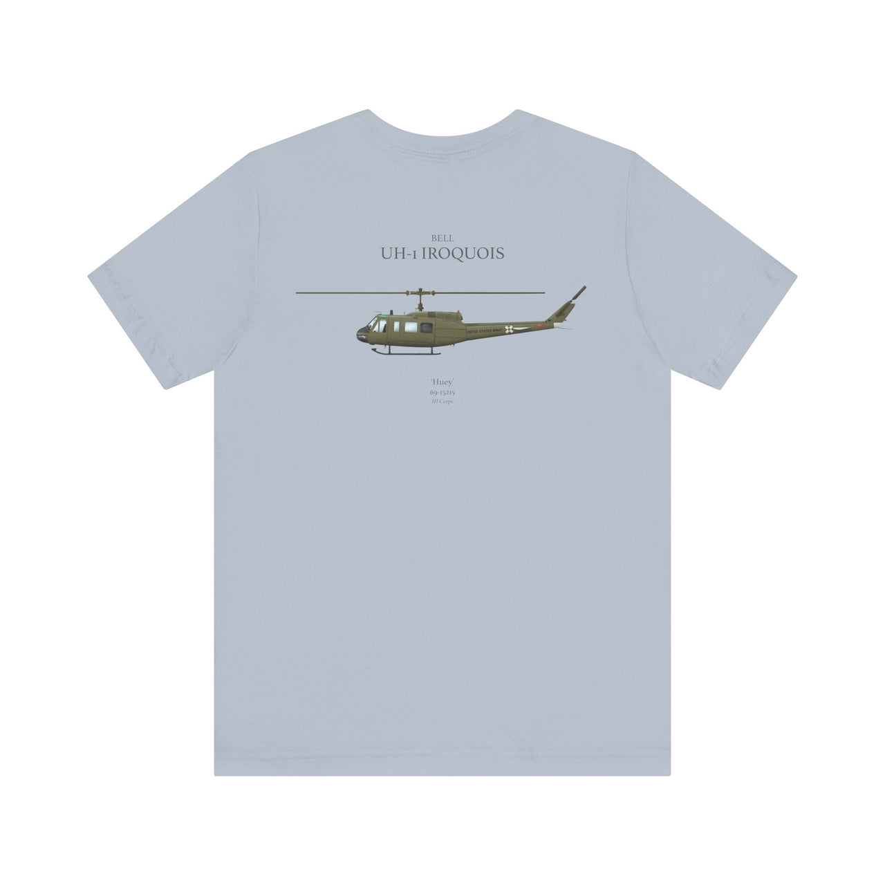 UH-1 Iroquois 'Huey' - T-shirt printed on back