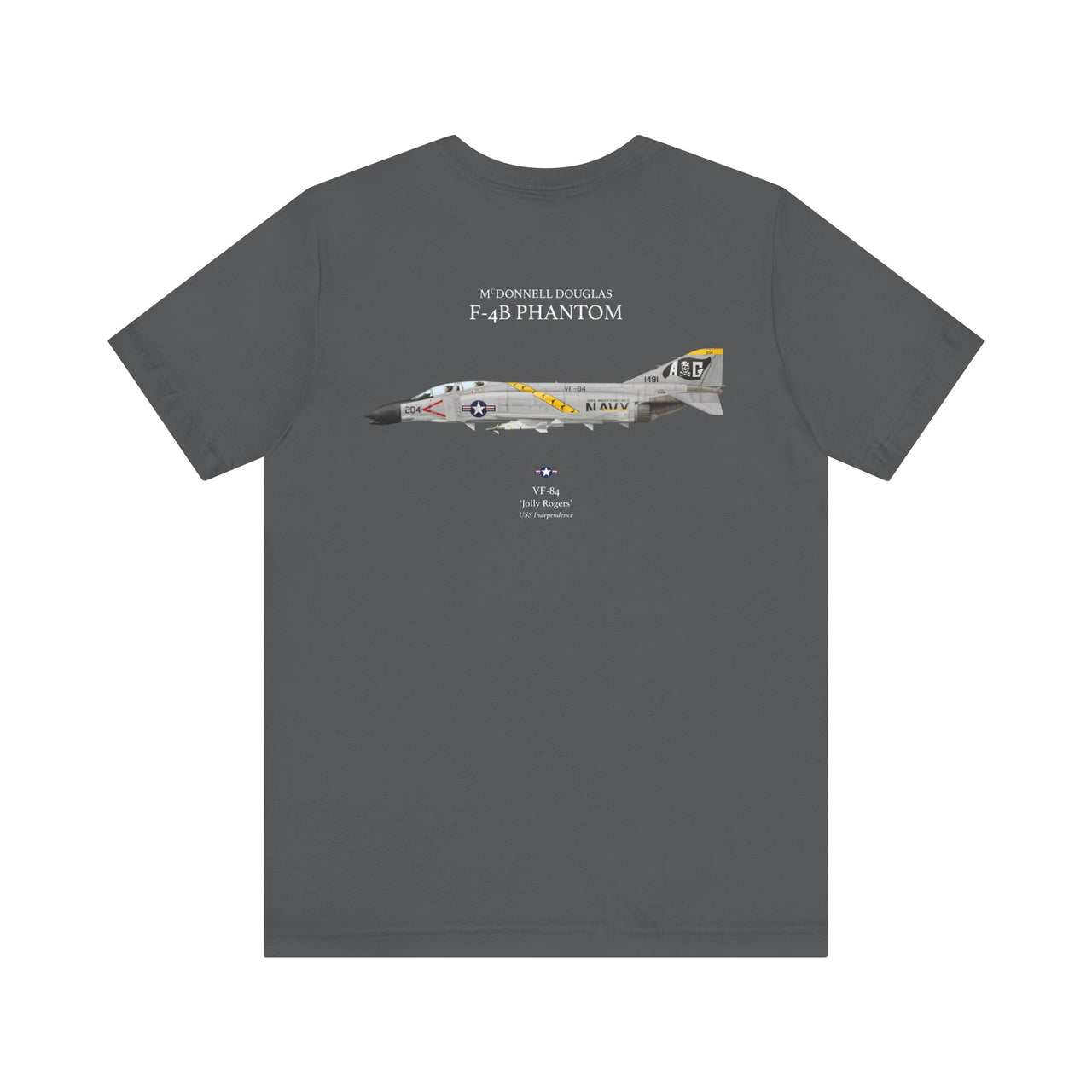 F-4B Phantom 'Jolly Rogers' - T-shirt printed on back