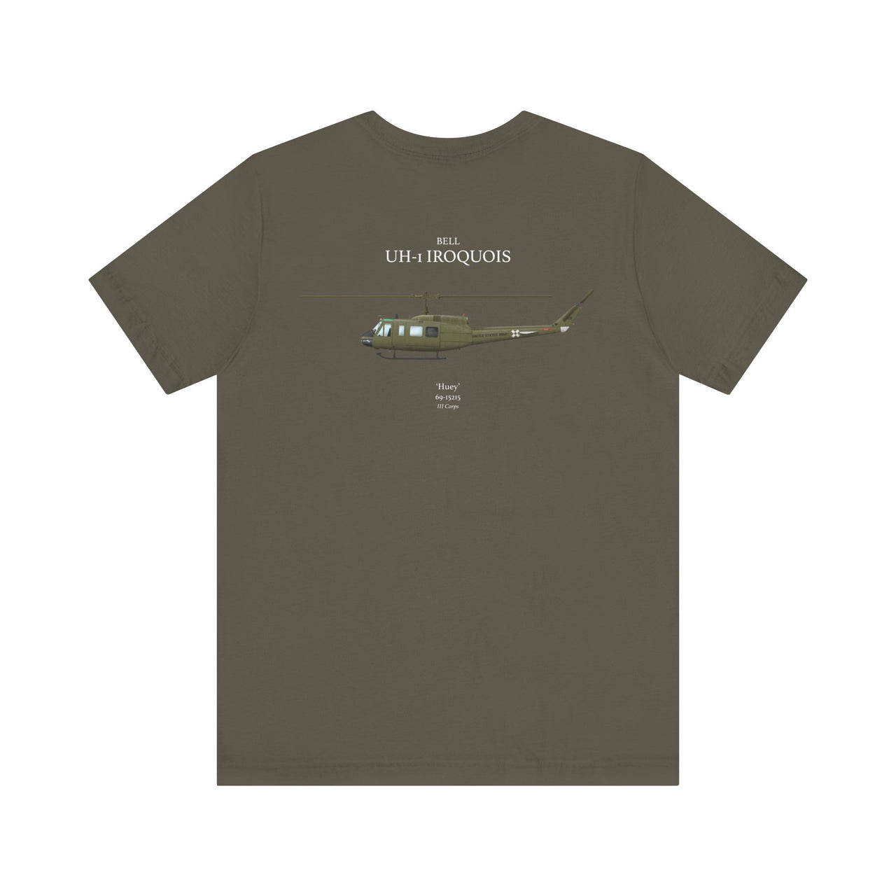 UH-1 Iroquois 'Huey' - T-shirt printed on back