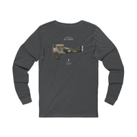 Thumbnail for Sopwith 7F.1 Snipe - Long-Sleeve T-shirt printed on back