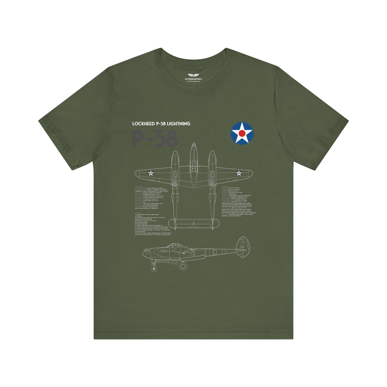 P-38 Lightning - T-shirt