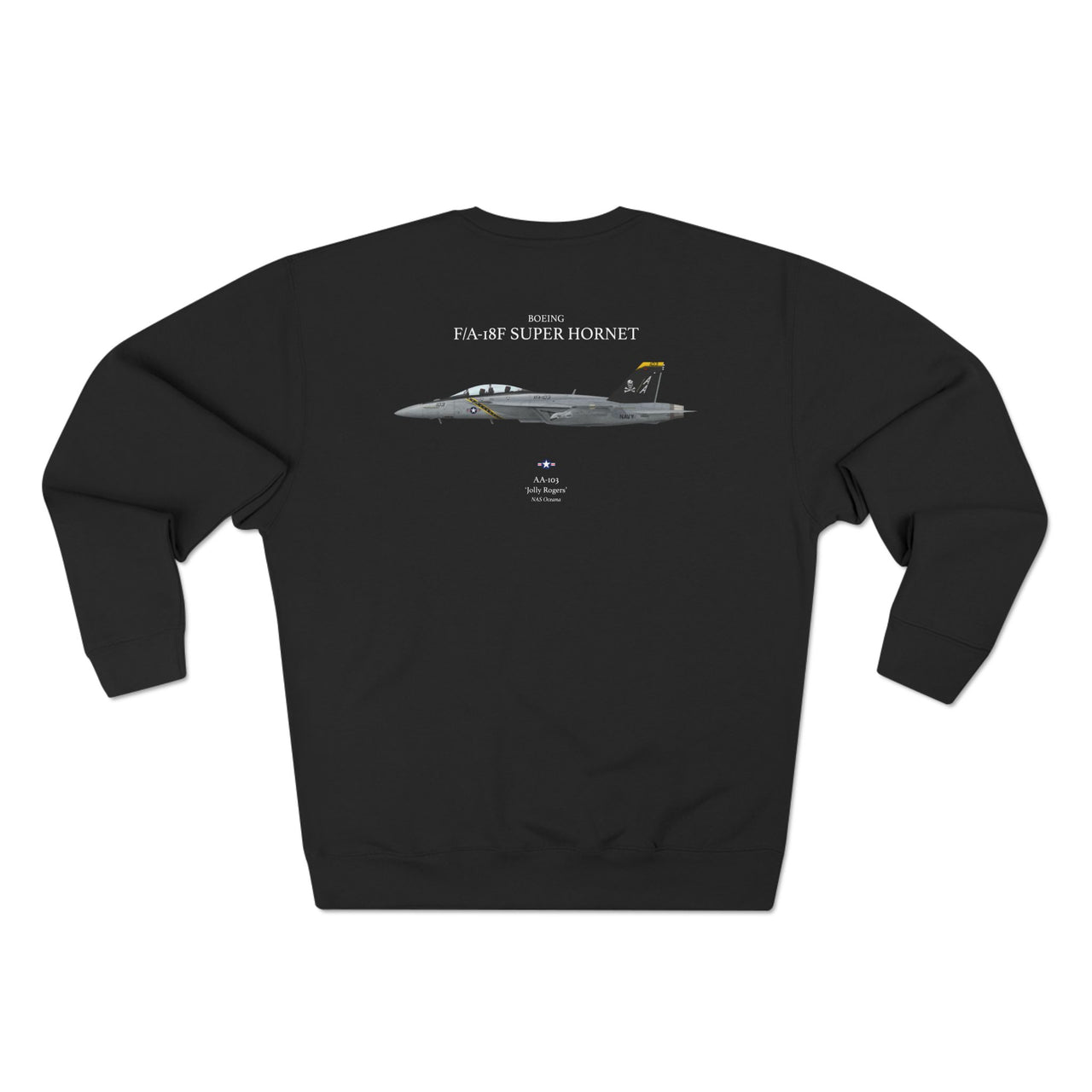 F/A-18F Super Hornet 'Jolly Rogers' - Sweat shirt printed on back