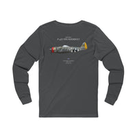 Thumbnail for P-47D Thunderbolt - Long-Sleeve T-shirt printed on back