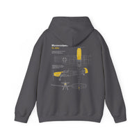 Thumbnail for Messerschmitt 109 - Hoodie printed on back