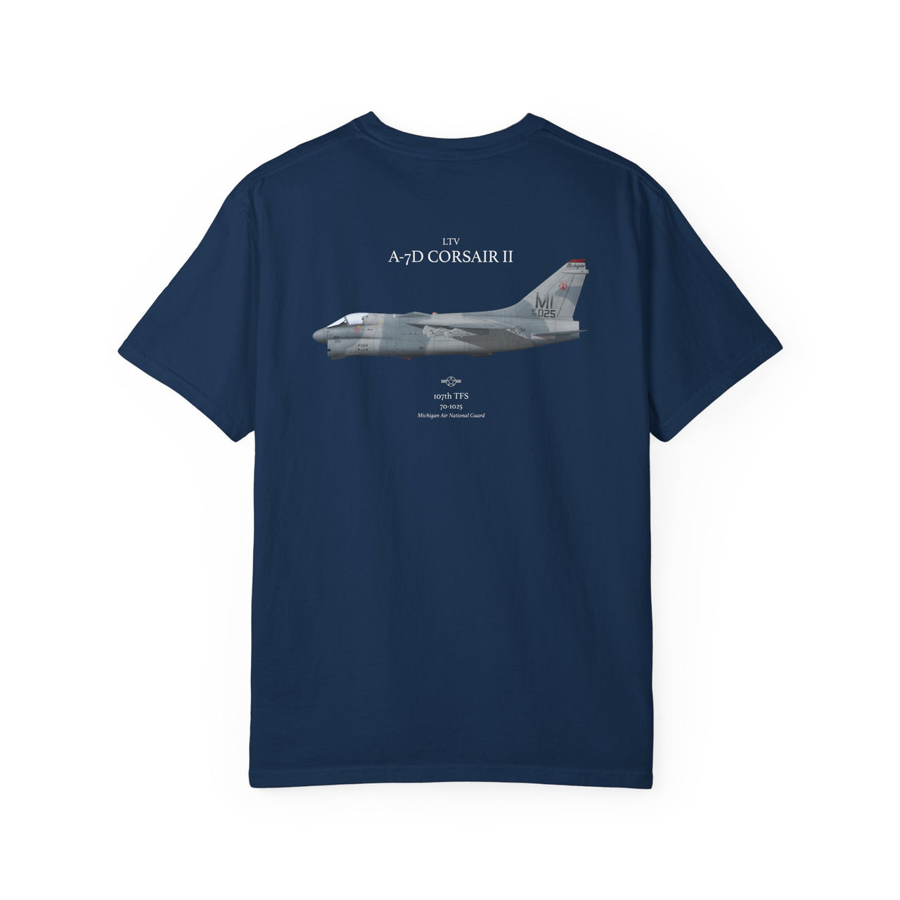 A-7D Corsair II - T-shirt printed on back