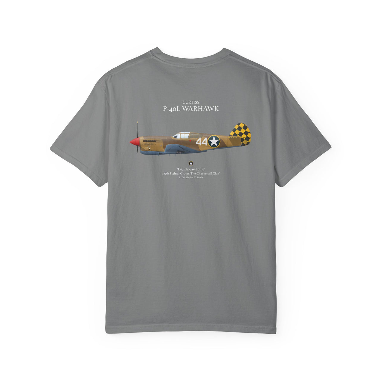 P-40L Warhawk - T-shirt printed on back