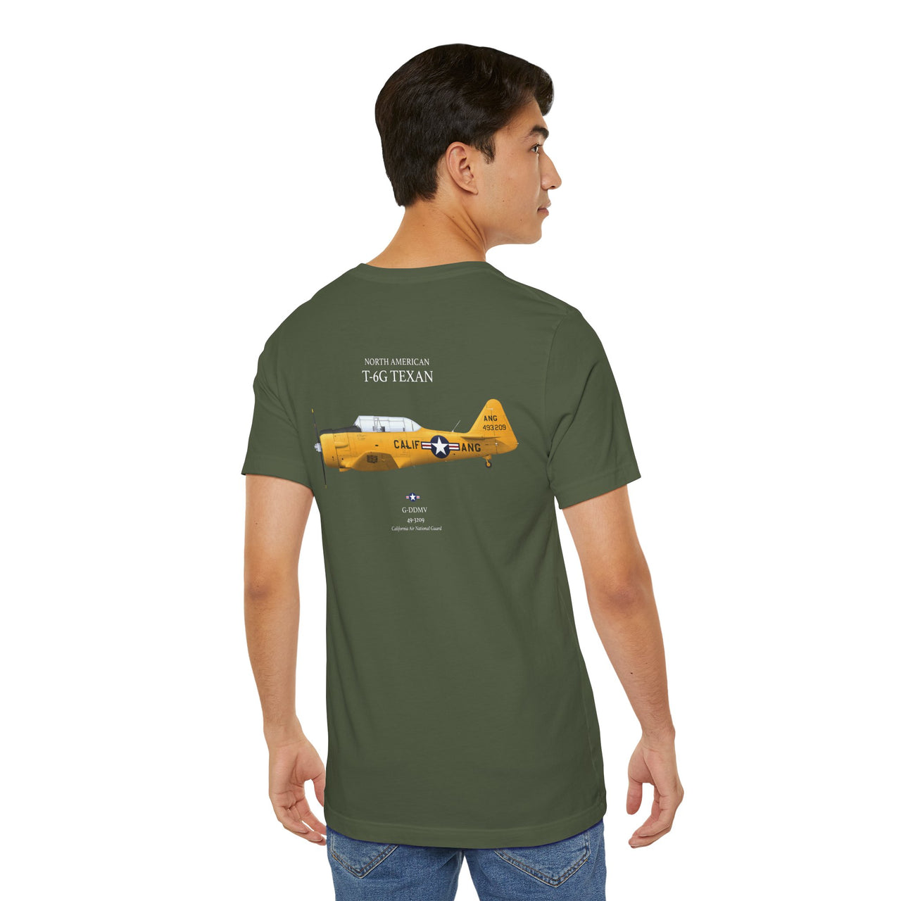 T-6G Texan - T-shirt printed on back
