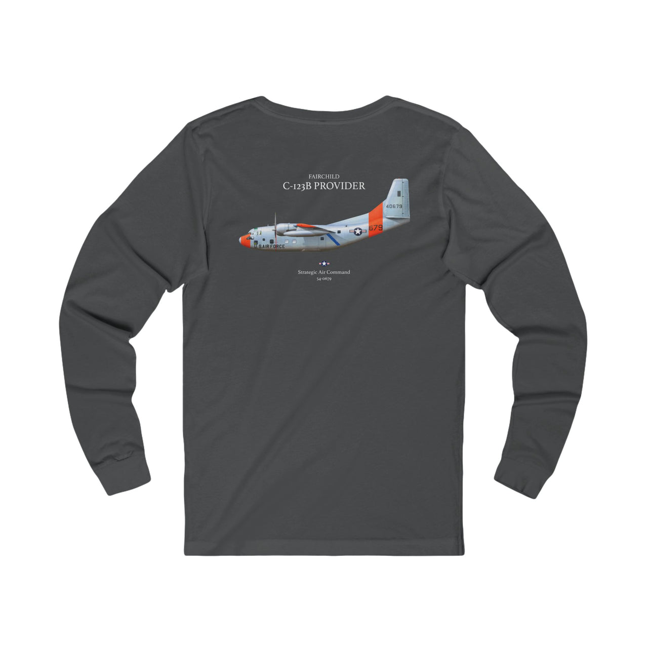 C-123B Provider - Long-Sleeve T-shirt printed on back