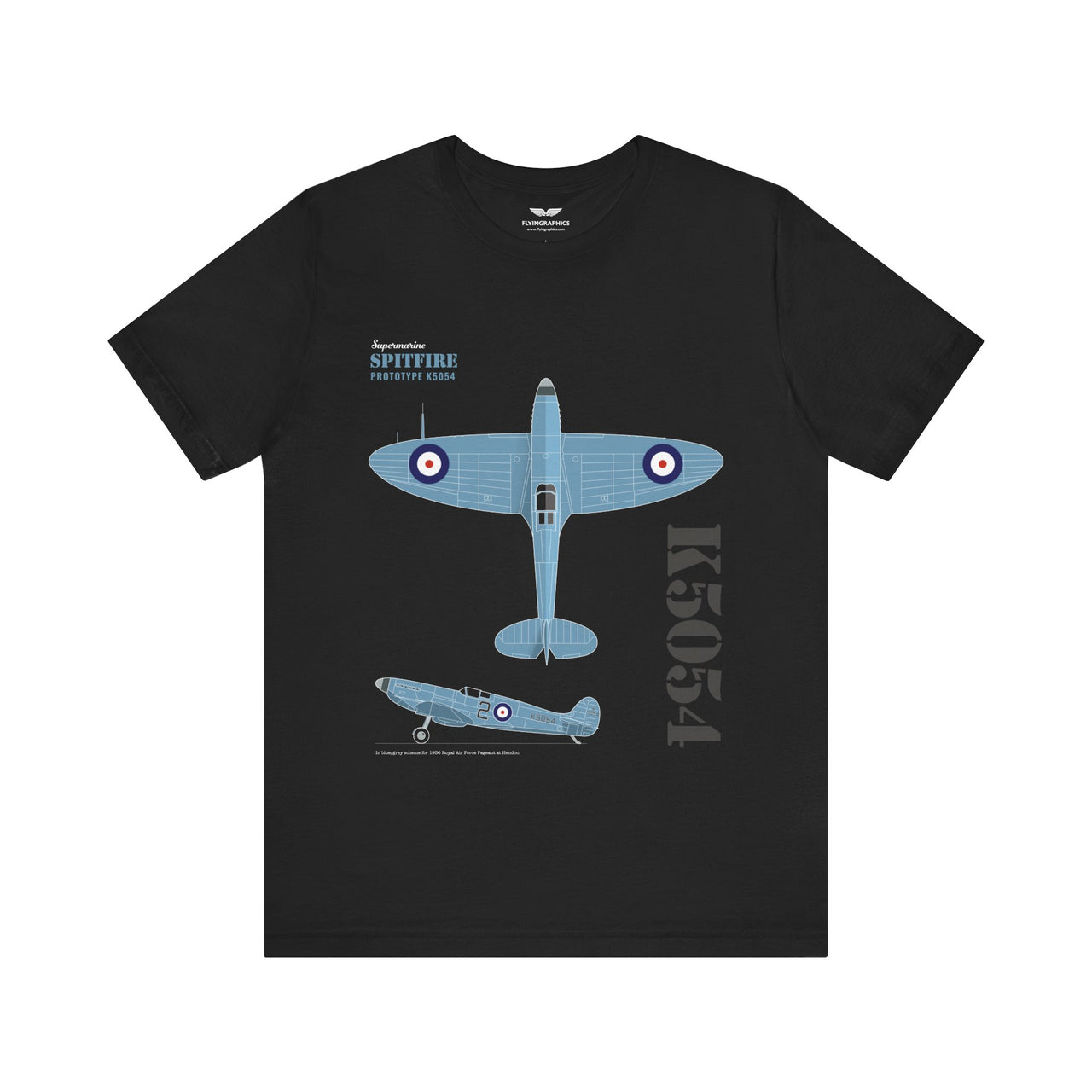 Spitfire Prototype K5054 - T-shirt