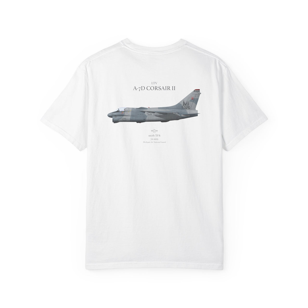 A-7D Corsair II - T-shirt printed on back