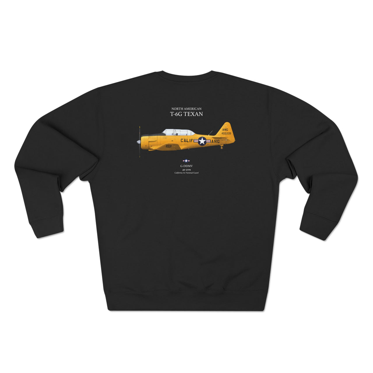 T-6G Texan - Sweat shirt printed on back