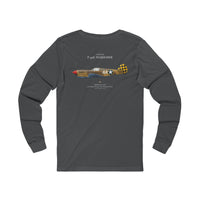 Thumbnail for P-40L Warhawk - Long Sleeve Tee printed on back