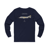 Thumbnail for F-4B Phantom 'Jolly Rogers' - Long-Sleeve T-shirt printed on back