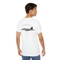 Thumbnail for F/A-18F Super Hornet 'Red Rippers' - T-shirt printed on back