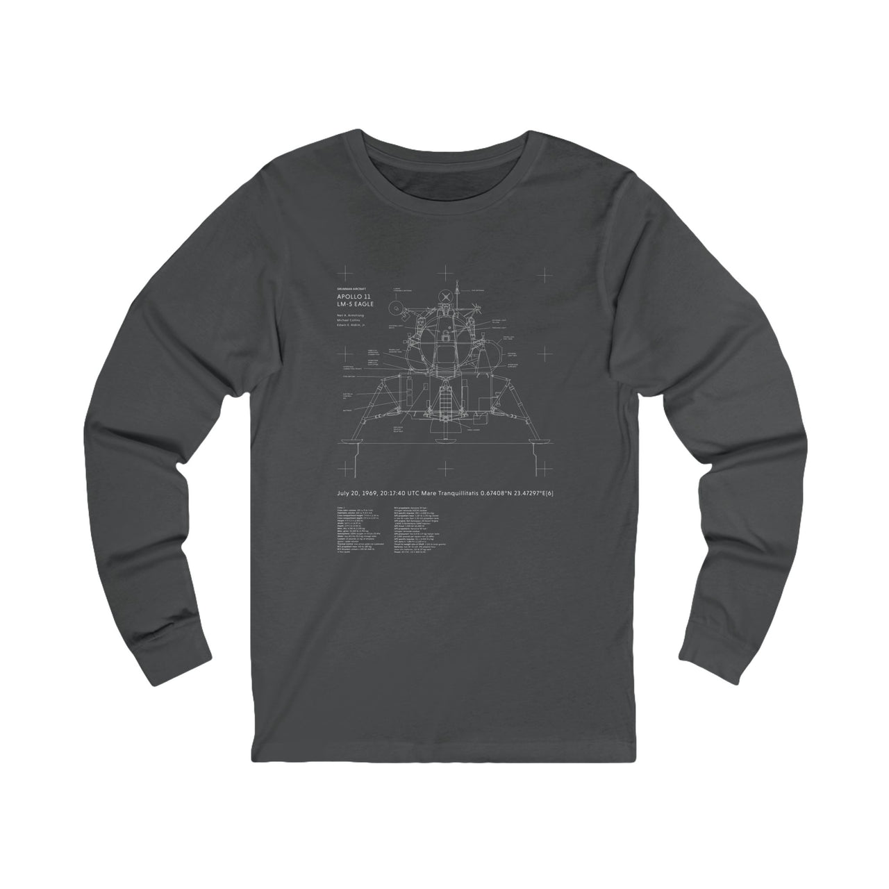 Apollo 11 Lunar Module - Long Sleeve Tee