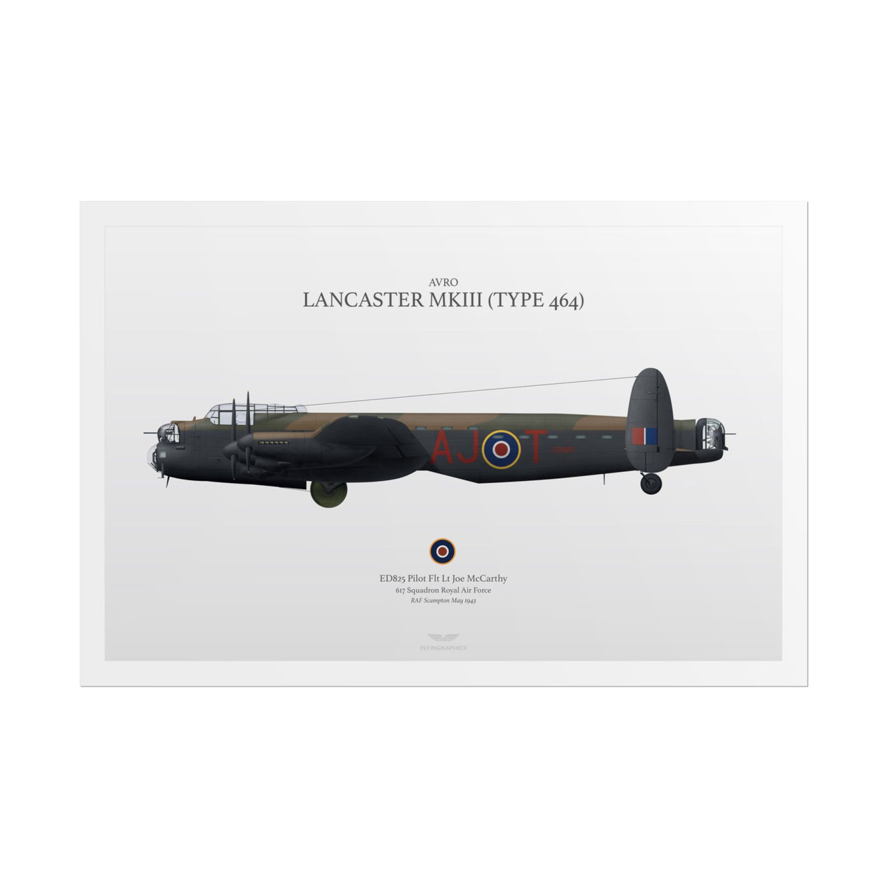 Lancaster MKIII (Type 464) -  Rolled Poster