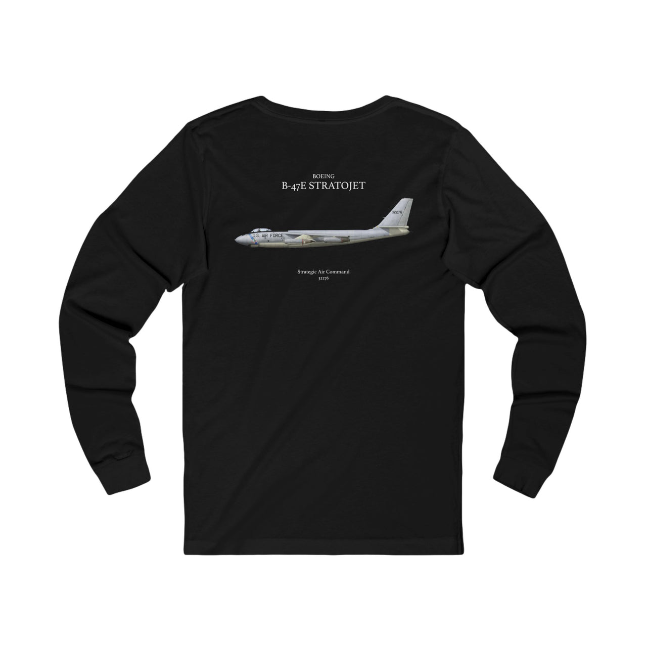 B-47E Stratojet - Long-Sleeve T-shirt printed on back