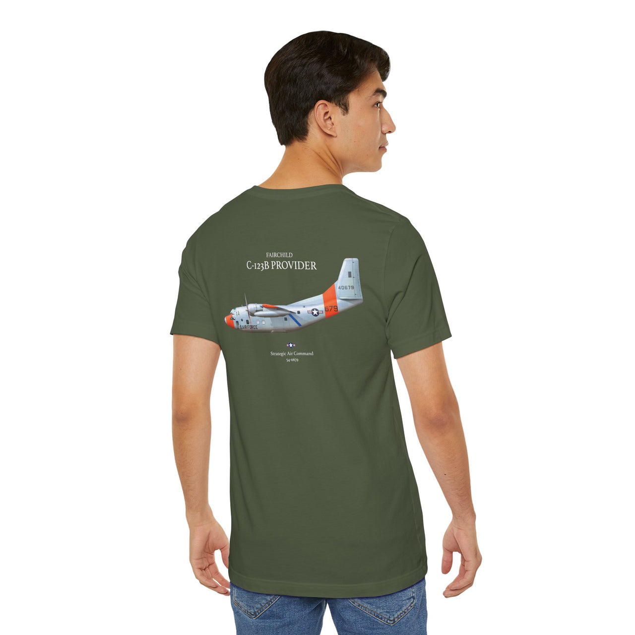 C-123B Provider - T-shirt printed on back