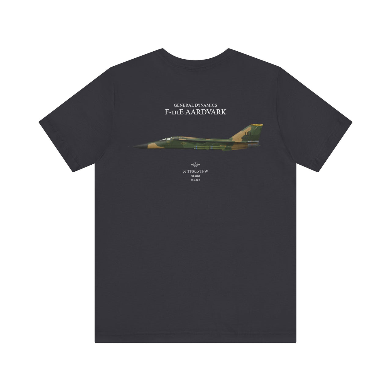 F-111E Aardvark - T-shirt printed on back