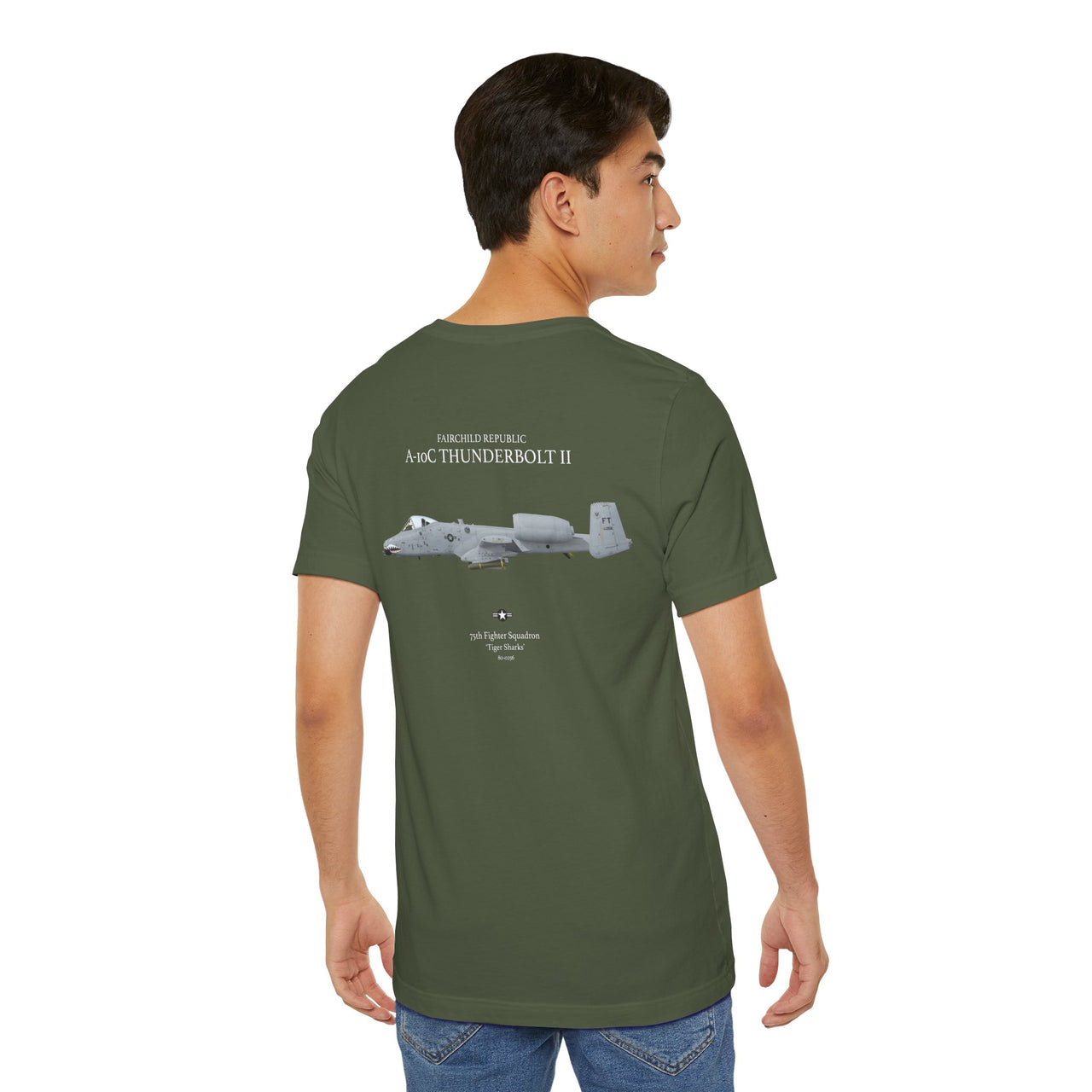 A-10C Thunderbolt II - T-shirt printed on back