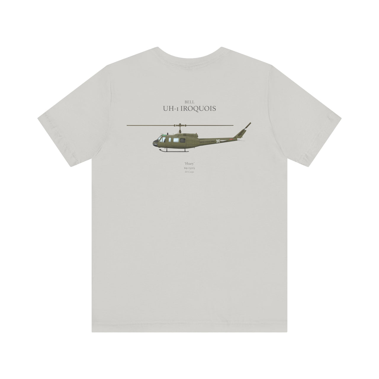 UH-1 Iroquois 'Huey' - T-shirt printed on back