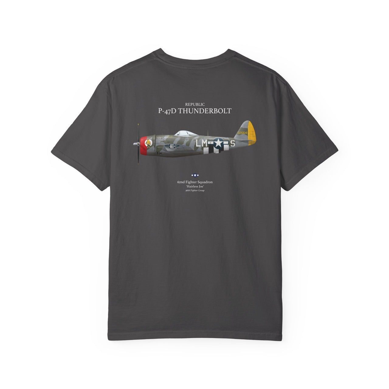 P-47D Thunderbolt - T-shirt printed on back
