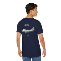 Thumbnail for F-86E Sabre - T-shirt printed on back