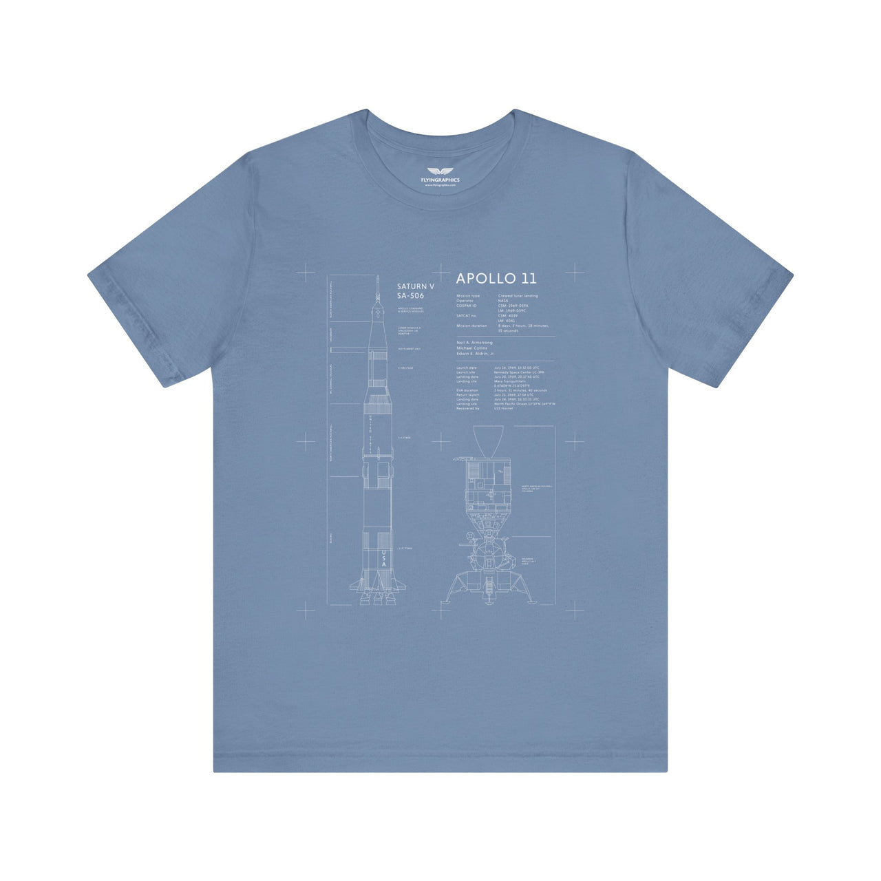 Apollo 11 Saturn V - T-shirt