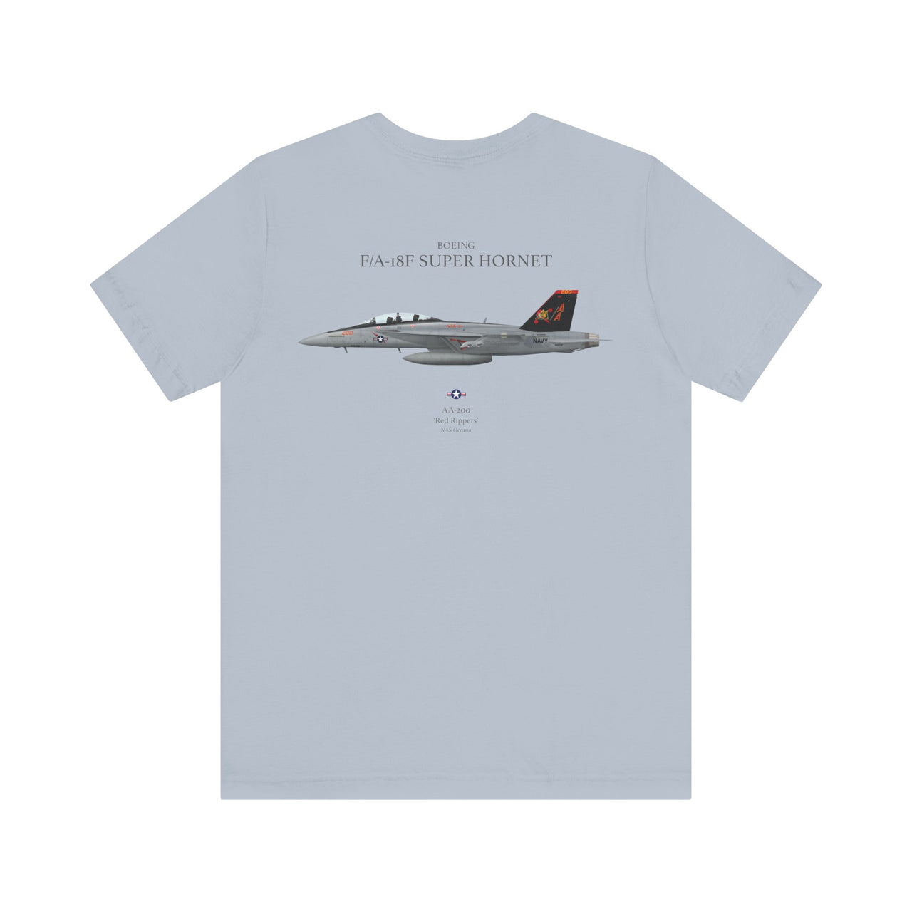 F/A-18F Super Hornet 'Red Rippers' - T-shirt printed on back